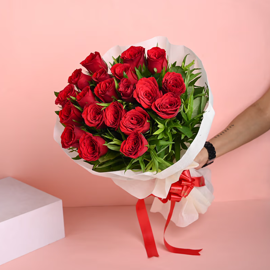 Online 20 Red Rose Bouquet